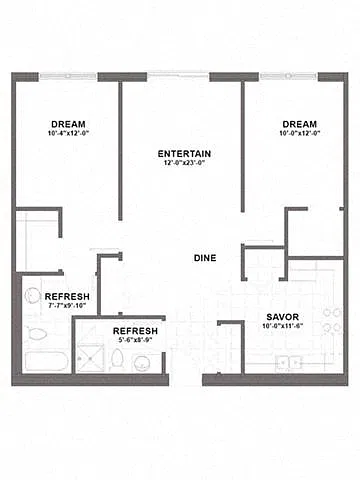 Floor plan Landing