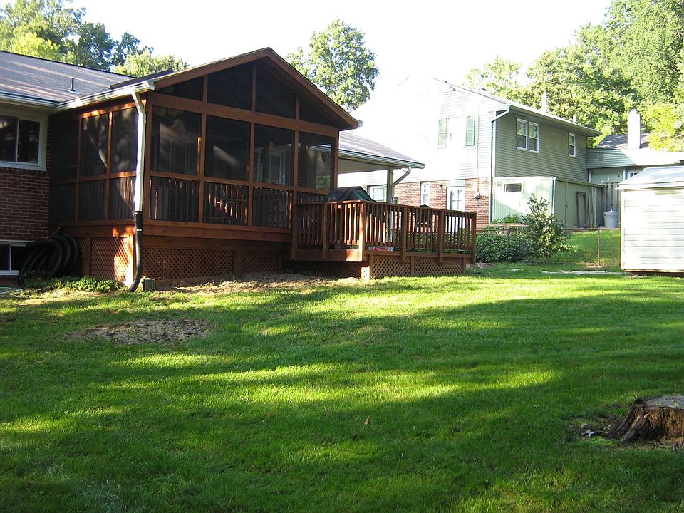 new, screened deck