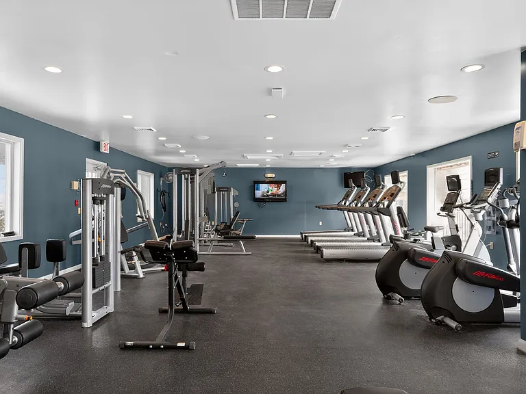 Elevate your lifestyle at Bay Ridge at Nashua Apartments with our state-of-the-art fitness center, designed for your active lifestyle. Achieve your fitness goals in a modern and inviting space. Schedule your tour today!