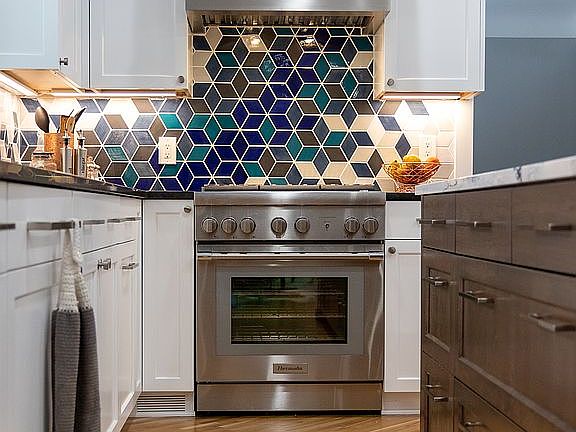 Custom backsplash