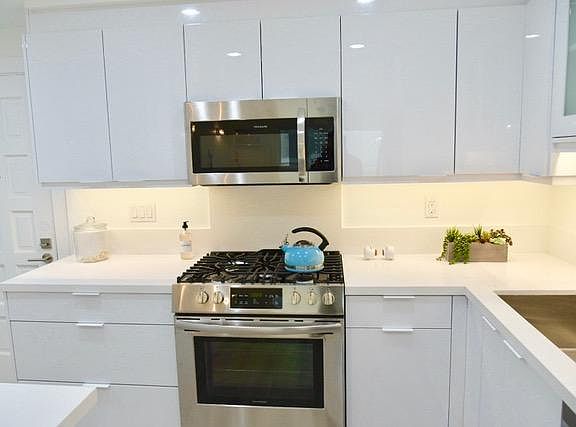 Gas stove and microwave