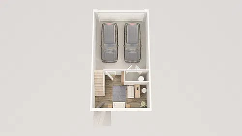 Floor plan 2 Bedroom Townhome
