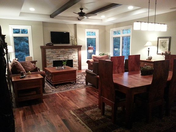 Dining and living rooms