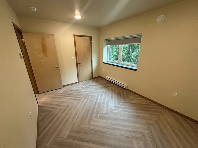 Bedroom looking at closet