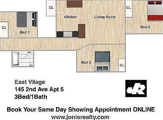 2nd image of 145 2nd Ave APT 5