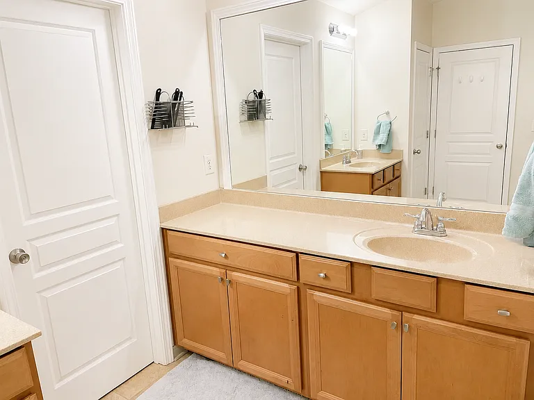 master bathroom - 2 vanities