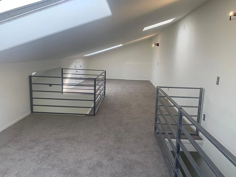 Third floor office/play area, facing south
