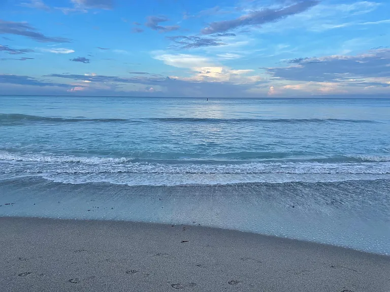 Jupiter Beach in evening