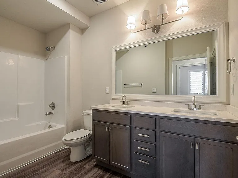 The Cabrillo- 2nd Floor Bath w/Tub Shower Combo and Double Vanity