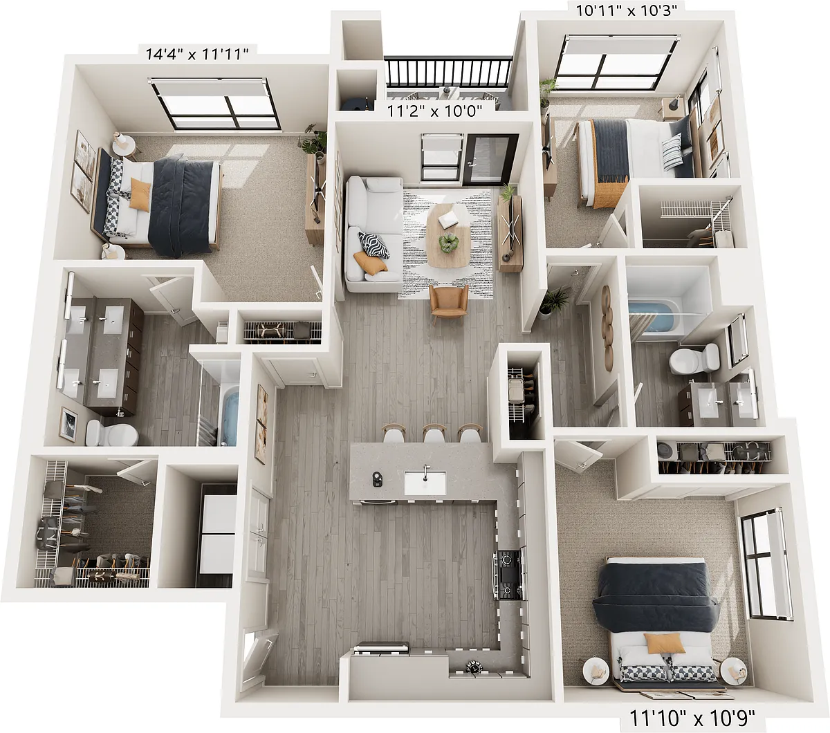 Floor plan C1