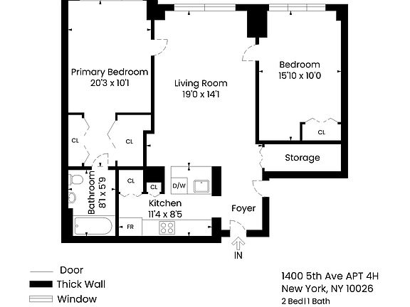 2nd image of 1400 5th Ave APT 4H