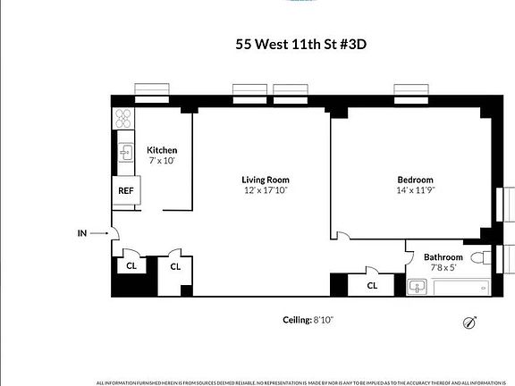 2nd image of 1 University Pl APT 4D