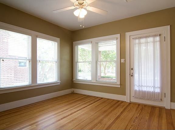Downstairs office with lots of windows and another entry. Great Office set up!