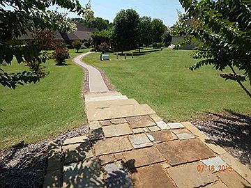 south edge of site
