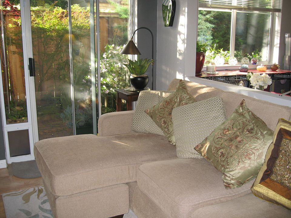 living room view to garden