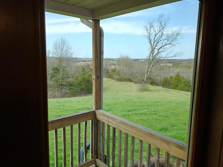 View from back porch
