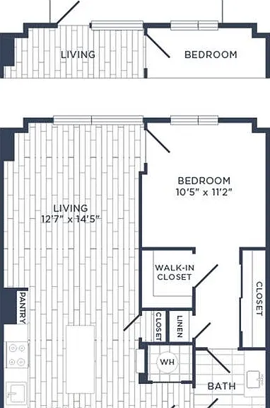 1 Bedroom 1 Bedroom
