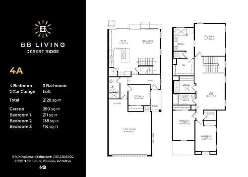 Floor plan 4A Townhome