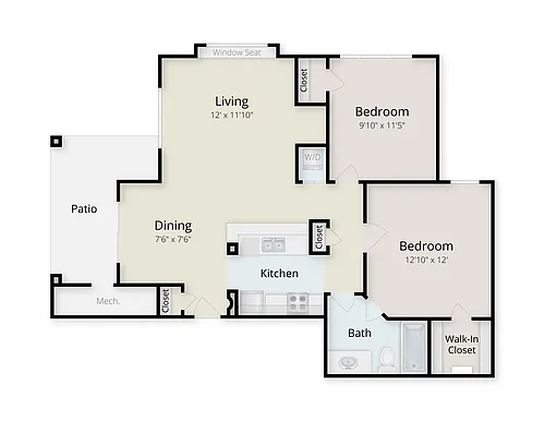 Floor plan The Bradford