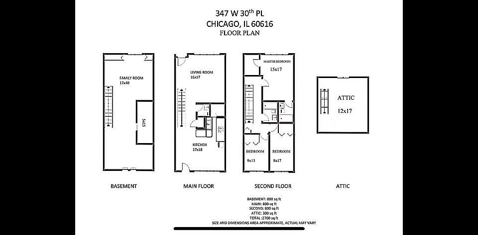 2nd image of 341 W 30th Pl