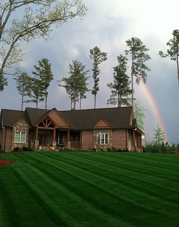 Front Yard view in Spring