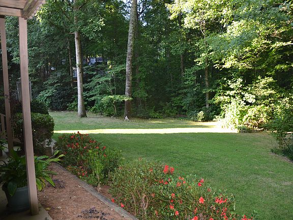 From the lower patio
