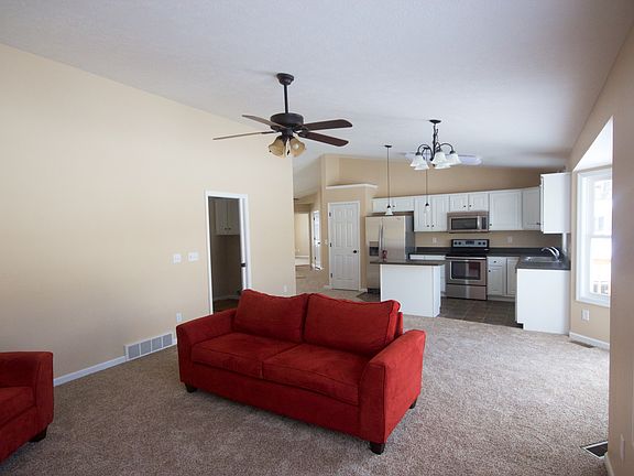 Living Area & Kitchen