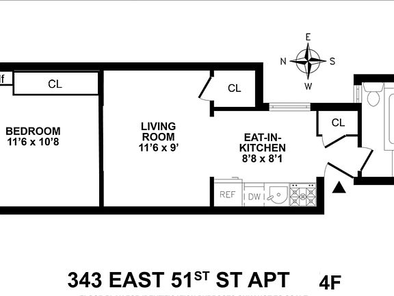 2nd image of 343 E 51st St APT 4F