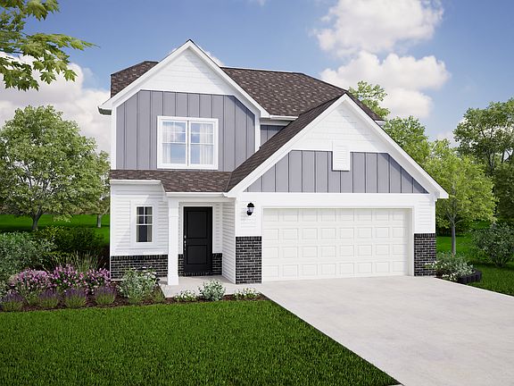 Elevation E - Shown with Brick Option A