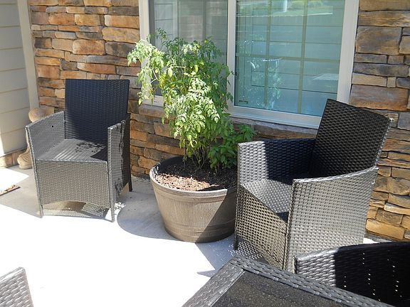 Patio with Privacy Wall
