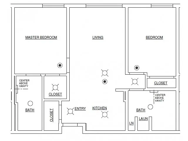 Floor plan Two Bedroom A