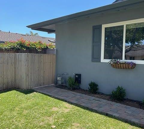 Front of studio with private, gated entrance