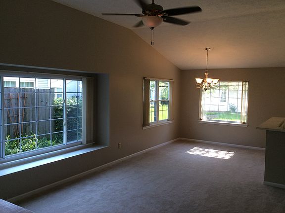 Great room and dining area