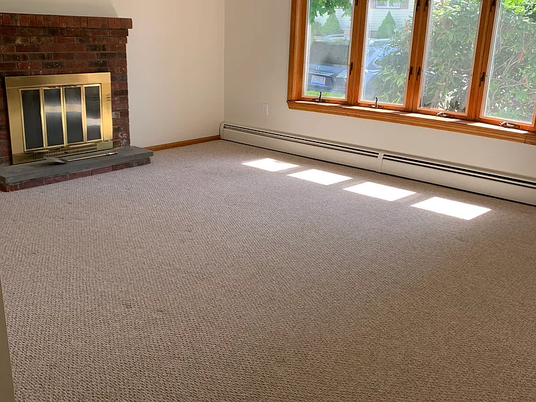Large living room (non-functional fireplace)