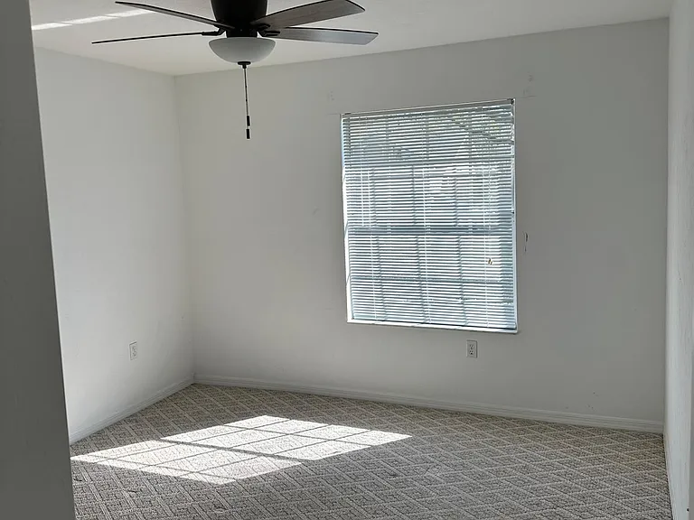 Bedroom #3 with ceiling fan