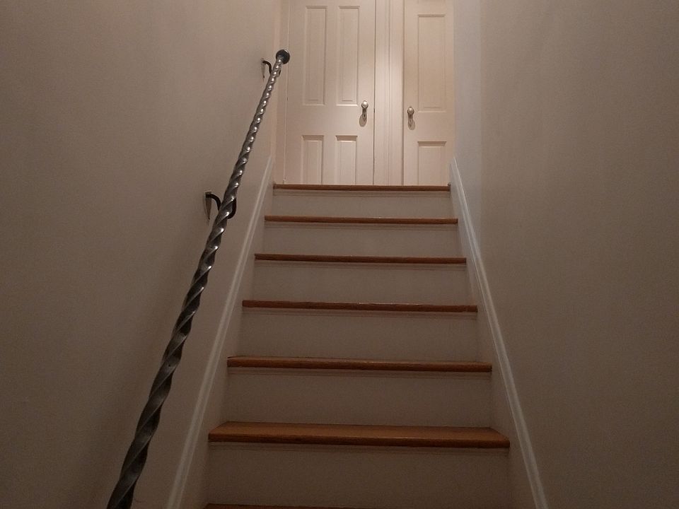 Up the stairs