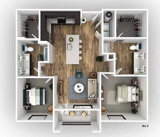 Floor plan B21