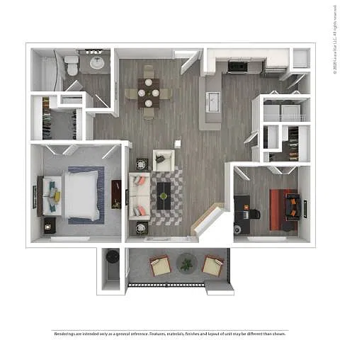 Floor plan One Bedroom