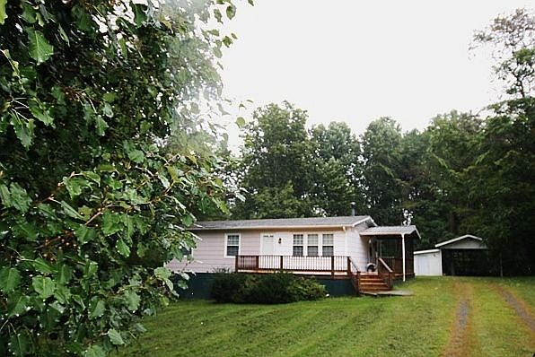 Ranch tucked in the trees
