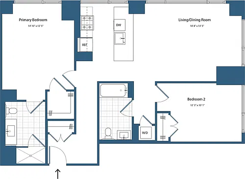 Floor plan B6