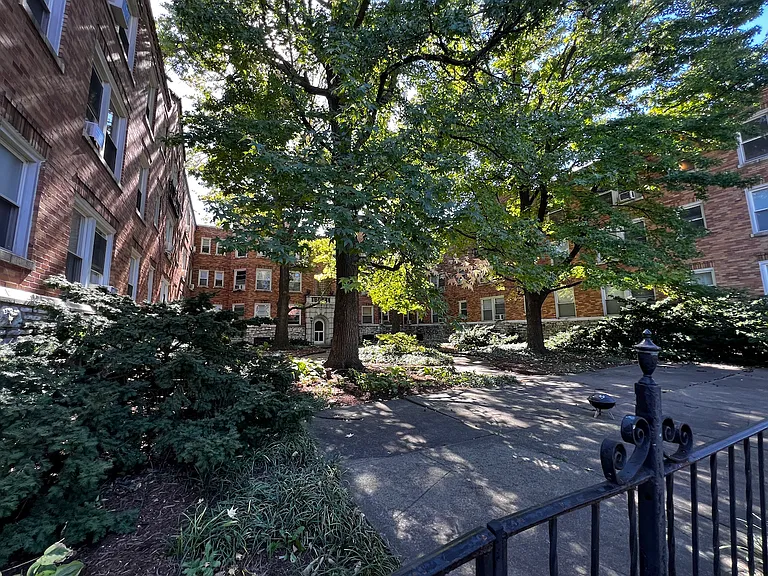 Private courtyard for residents.