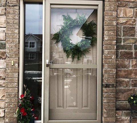Inviting and bright front entry.