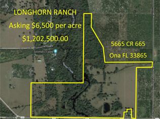 5665 County Road 665, Ona, FL 33865