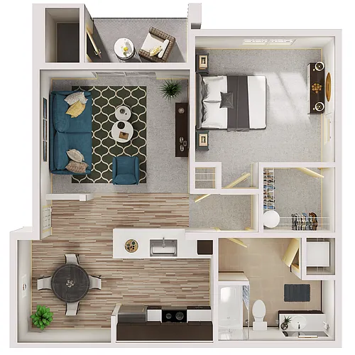Floor plan Baker