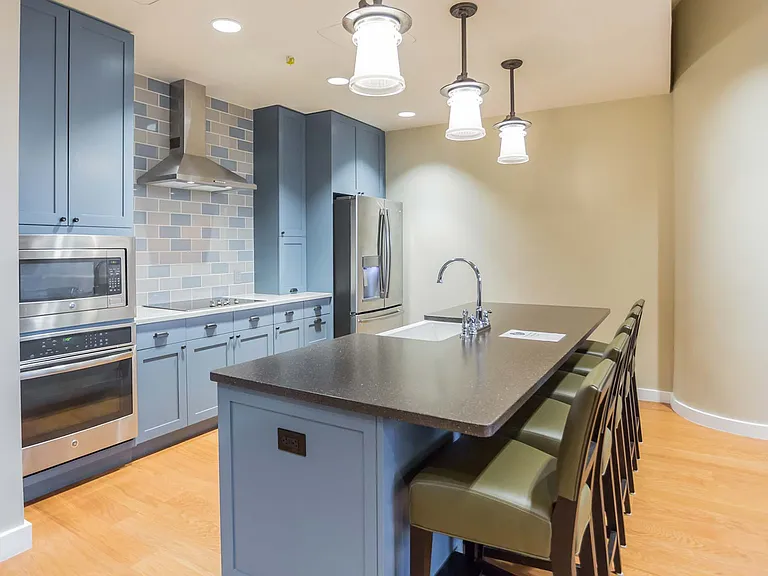 Modern demonstration kitchen perfect for entertaining