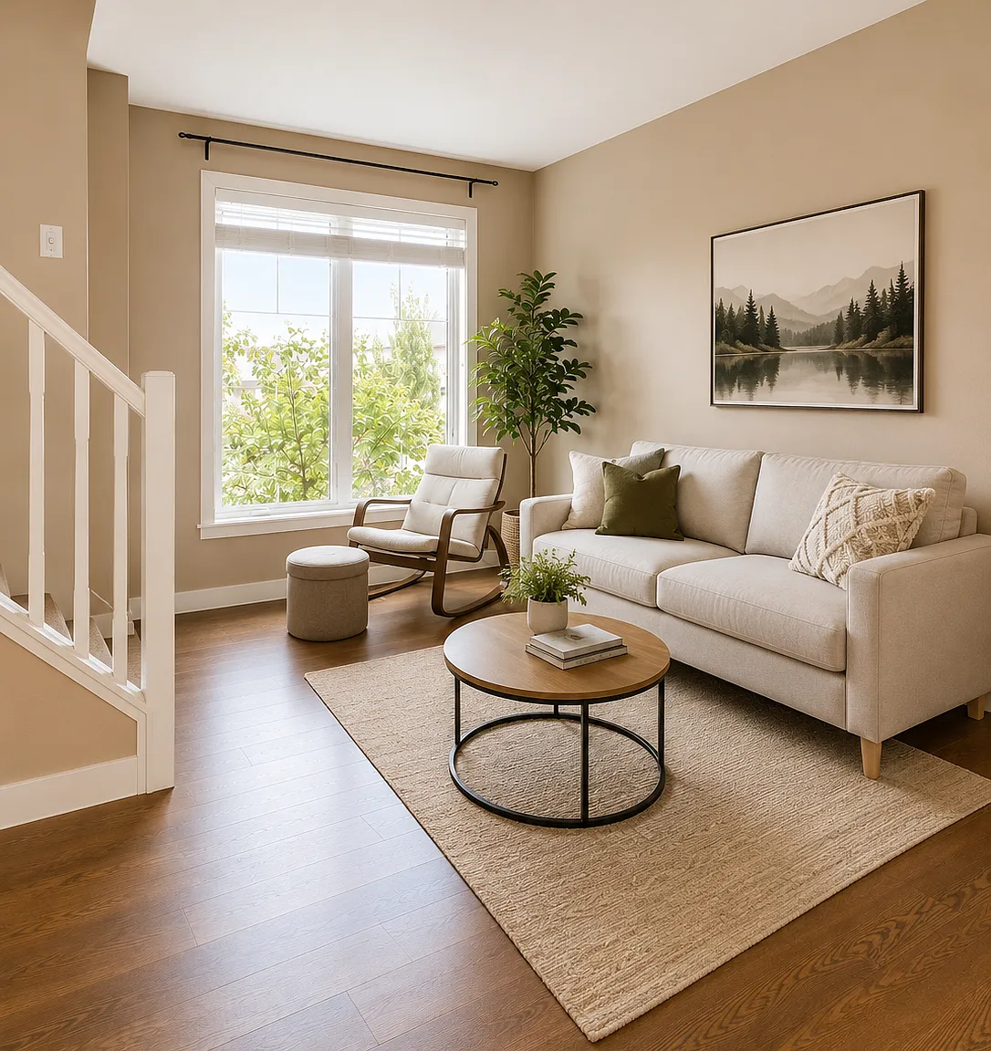 Beautiful 2 Bedroom Townhouse | 2.5 Baths | Single Garage | Callaghan, Edmonton — Photo 3