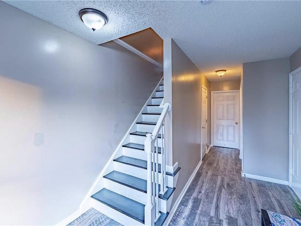 First floor hallway and stairs