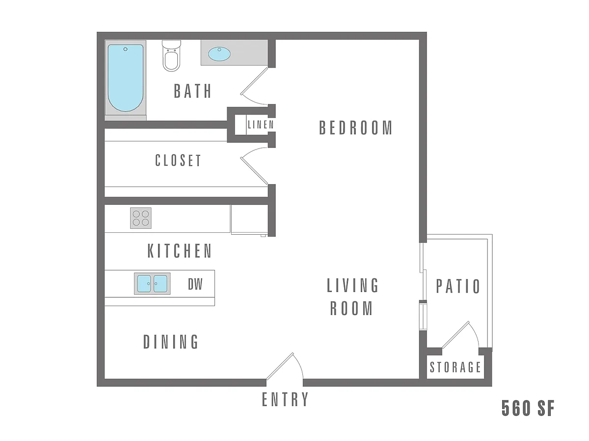 Floor plan Studio