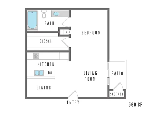 Floor plan Studio