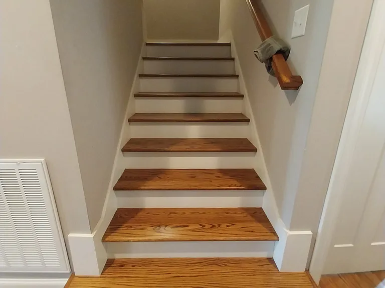 1st set of steps going upstairs